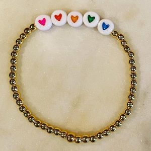 Hearts stretch bracelet